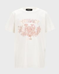 Girl's Classic Logo-Print T-Shirt, Size 8-14