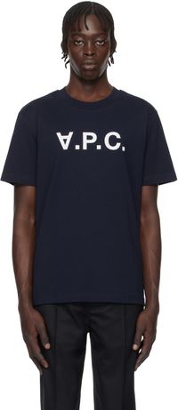 A.P.C. Navy Standard Grand 'VPC' T-shirt