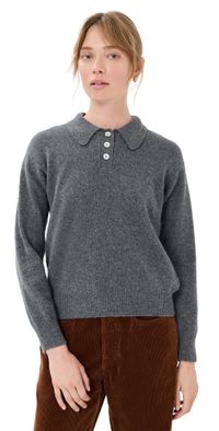 &Daughter Edith Polo Shirt Derby Grey XS