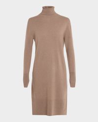 Turtleneck Cashmere Sweater Dress