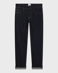 Boy's Jeans W/ Logo Label, Size 6-12
