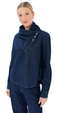 TWP My Maria Blouse Dark Stone L