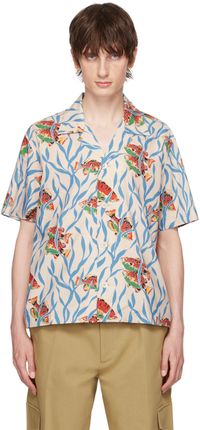 Bode Off-White Swimmers Shirt