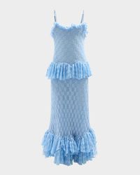 Girl's Adriana Daisy Embroidered Dress, Size 7-14