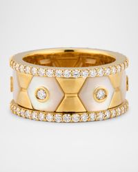 Baia Sommersa 18K Yellow Gold Eternity Ring with White Diamonds