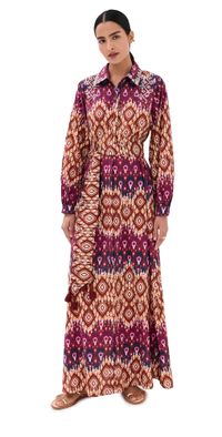 Figue Daisy Dress Graduated Ikat Multi S