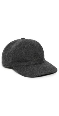 Faherty Wool Baseball Cap Grey One Size