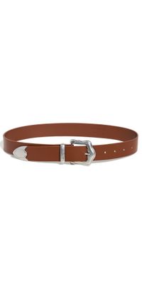 Good American Modern Western Belt Cognac XS/S