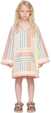 ZIMMERMANN Kids Pink & Yellow Halliday Cover Up