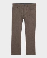 Men's Wool and Cotton Melange Five-Pocket Pants