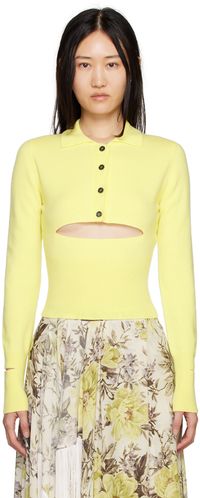 Meryll Rogge Polo jaune à découpe