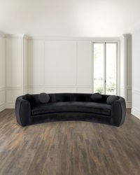 Carmen Velvet Sofa, 92"