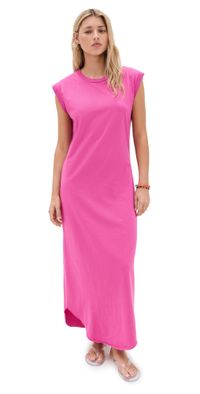 Frank & Eileen Cory Vintage Muscle Tee Dress Guava S