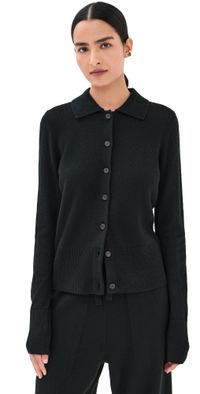 Le Kasha Cashmere Fraga Cardigan Black L