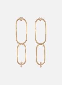 Aec Paris - Boucles d'oreilles pendantes héracles - Taille Unique - Blanc