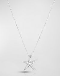 Starfish Tiny Treasure Necklace in White Gold