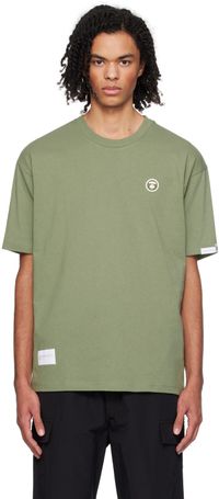 AAPE by A Bathing Ape Khaki Patch T-Shirt