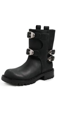 Marc Jacobs The Kiki Moto Ankle Boots Black 40