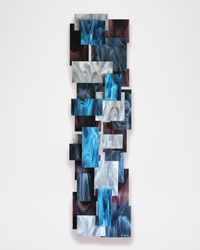 Glass and Metal Wall Sculpture