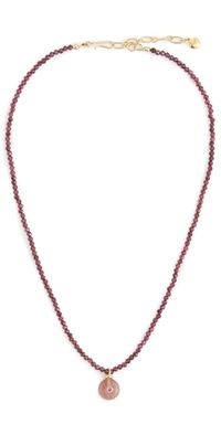 Brinker + Eliza December Necklace Garnet One Size
