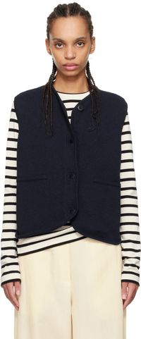 Cordera Navy Cotton Vest