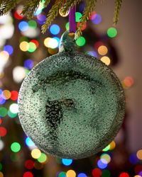 Emerald Twilight Beaded Sphere Ornament