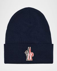 Men's Wool Logo-Patch Beanie