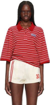 Martine Rose Red S/S Shrunken Polo
