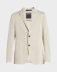 Men's Cotton Silk Suit