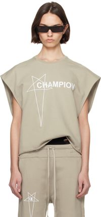 Rick Owens Off-White Champion Edition Micro Tatlin Tank Top