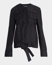 Triple Silk Organdie Transformable Jacket