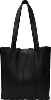 Collina Strada Black Grape Faux Leather Caterpillar Tote