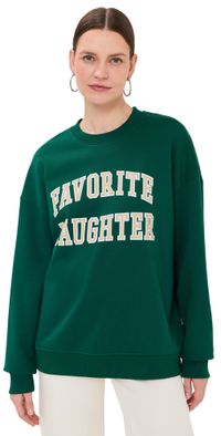 Favorite Daughter Collegiate Sweatshirt Juniper S