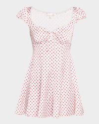 Avine Polka-Dot Mini Dress
