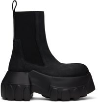 Rick Owens Bottines Beatle noires à semelle Tractor et à plateforme épaisse - Hollywood