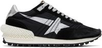 Golden Goose Black & Silver Running Marathon M2000 Sneakers