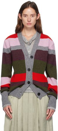 Edward Cuming Multicolor Studious Cardigan