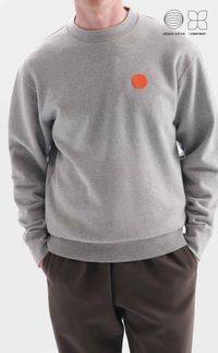 Loreak Mendian - Sweat en coton - Taille 2XL - Gris
