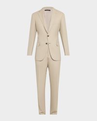 Men's Wool Modern Fit Two-Piece Suit