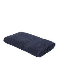 Today Linge De Maison - Drap de bain uni en coton - Taille 70x130 - Bleu