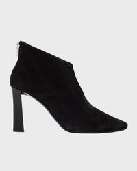 Sensorial Suede Leather Ankle Booties