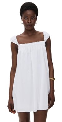 STAUD Beau Dress White XL