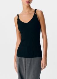 Object - Débardeur Col V - Taille XL - Noir