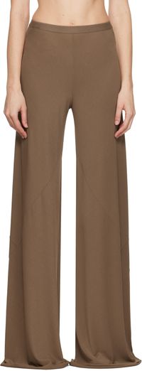 Rick Owens Lilies Tan Porterville Farrah Bias Lounge Pants