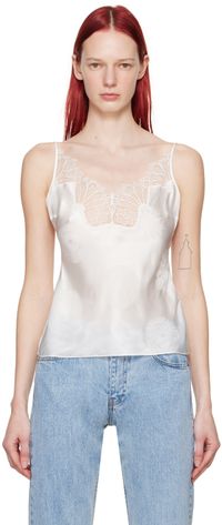 Coperni White Cymatics Camisole