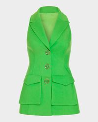 Lisa Button-Front Vest