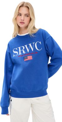 Sporty & Rich Nautical Pullover Team Blue M