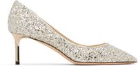 Jimmy Choo Silver Romy 60 Heels
