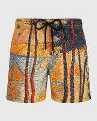 Men's Impressionist Swim Trunks