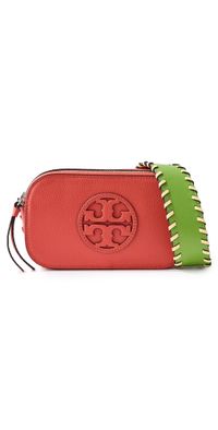 Tory Burch Miller Mini Crossbody Bag Poppy Red One Size